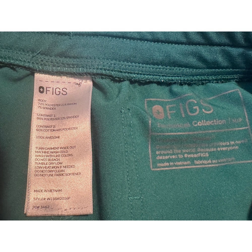 FIGS Scrubs Bundle Women's M/P Set Casma Top Zamora Pants Lot 4 Blue Green Black - Picture 5 of 11